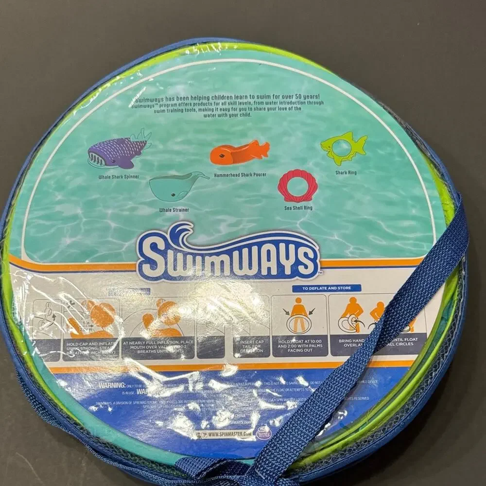 SwimWays Baby Spring Float with Canopy - Blue